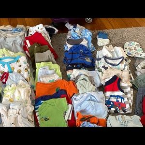 Lot of baby boy clothes